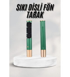 Düzleştirici Fırça Saç Düzleştirici Arada Fön Tarak Taşınabilir