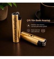5 Farklı Renk Seçeneğiyle Kişiye Özel Clipper Metal Çakmak - Erkek Kadın Eşe Arkadaşa Sevgiliye Babaya Kişiye Özel Hediye