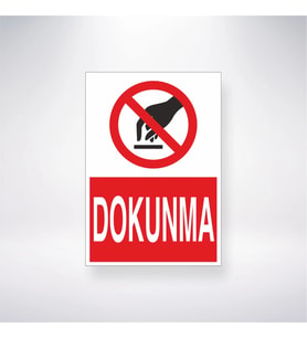 Dokunma 21x28 Arkası Yapışkanlı Levha
