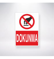 Dokunma 21x28 Arkası Yapışkanlı Levha