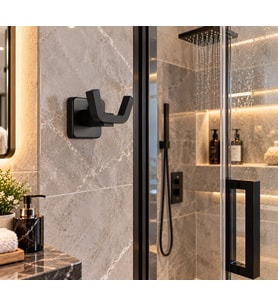 Platin Black Çiftli Bornozluk Acar VG58054
