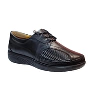 Riverland Z-57 Kadın Siyah Bağlı Ortopedik Casual Ayakkabı