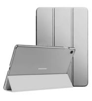 Samsung Galaxy Tab S6 Lite 2024 P620 P610 Kılıf PU Deri Smart Standlı Case 13-15 (Gri)