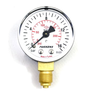PAKKENS MANOMETRE KURU TİP 63 MM 16 BAR