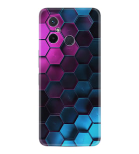 Xiaomi Redmi 12C Kılıf Resimli Desenli Silikon Platinium Series Petek 1825
