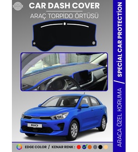 KİA RİO (2019+) Torpido Örtüsü Ön Panel Halı Torpido Koruma Tam Uyum Araca Özel Kaymaz Kolay Montaj