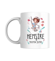 Kişiye Özel Hemşire Temalı Kupa Bardak