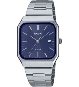 Casio MTP-B185D-2A1VDF Kare Kadran Metal Kasa Metalik Renk Erkek Kol Saati