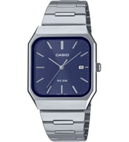 Casio MTP-B185D-2A1VDF Kare Kadran Metal Kasa Metalik Renk Erkek Kol Saati
