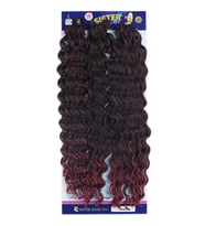 Mulvxprk  Prk02 Sister Afro Dalgası Saç-Siyah Kızıl Ombreli 1B/bg (Mulvix)