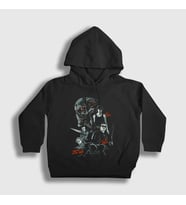 Presmono Unisex Çocuk Siyah Poster Film The Terminator Kapüşonlu Sweatshirt 254712tt
