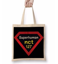 NCT 127 Superhuman 03 Bez Çanta Uzun Saplı