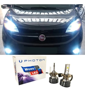 Fiat Doblo D4 Led Xenon Uzun Far Ampulü H7 Mono Yeni Seri Beyaz 2015-2023