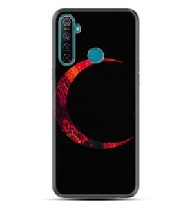 Realme 5i 5 Pro 6i 7 Pro 8 Kılıf Desemli Silikon Red Moons 1747