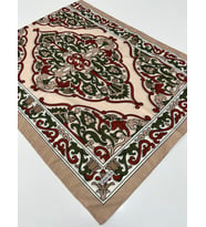 QASHKA Soft Pamuklu Şal Etro Desen LBD0702