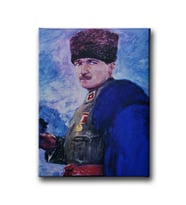 Yağlı Boya Atatürk Portresi Kanvas Tablo ATAD109