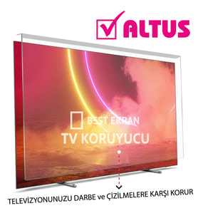 Altus AL65 UHD 9825 Tv ekran Koruyucu - Altus 65" inç 165 Ekran 4K ultra hd Koruyucu