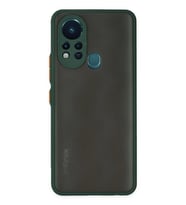İnfinix 11S Kılıf Montreal Silikon Kapak - Yeşil