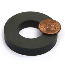80Mm X D40Mm X 15Mm Güçlü Ferrit Kömür Seramik Halka Mıknatıs
