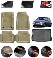 Renault Clio 2 1998-2005 Uyumlu Paspas Araca Özel Bagaj Havuzu MBS Bej