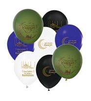 Hoş Geldin Ya Şehri Ramazan Karışık Renk Balon 10 Adet