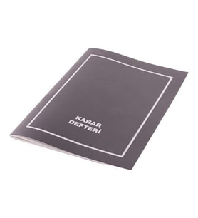 Gülpaş Karar Defteri 40 Yaprak 21X30 Plastik Kapak