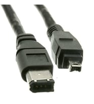 IE 1394 FIREWIRE 4Pin - 6 Pin Kablo FireWire 400 - 600 6pin 4pin (Siyah)