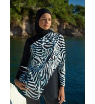 Tesettür Mayo Üstü - Zebra