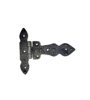Antika Tarz Dekoratif Pirinç Kuyruklu Düğmeli Menteşe No1 - 117x142 mm, Oksit