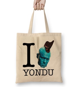 I Love Yondu Guardians of the Galaxy Bez Çanta Uzun Saplı