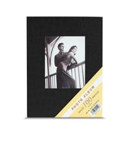GünTech 10x15 100 Lük Deri Pencereli Fotoğraf Albümü Siyah