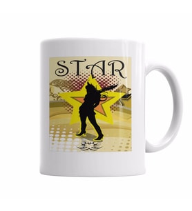Star Kupa Bardak Porselen
