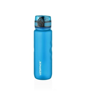 UZSPACE 1215 TUTMA DESTEKLİ TRITAN SOFT TOUCH PİPETSİZ MATARA 1215 500 ML  CYAN