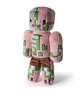  Minecraft Zombie Zombi Peluş Oyuncak 23 CM (Çok Renkli)