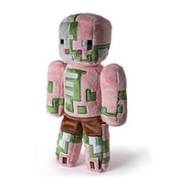  Minecraft Zombie Zombi Peluş Oyuncak 23 CM (Çok Renkli)