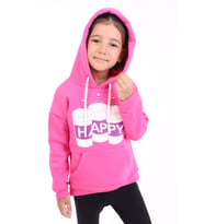 Toontoy Kız Çocuk Baskılı Sweatshirt (Fuşya)