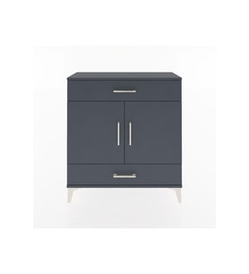 Arges Şifonyer 2 Raflı 2 Çekmeceli 2 Kapaklı 88x30x96 Antrasit-Antrasit