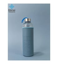 H2O Deri Kılıflı Cam Matara 500 ml
