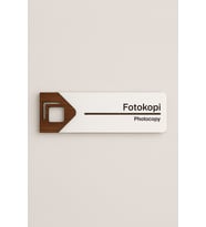 Lucena Fotokopi Ofis Oda Kapı İsimliği Yönlendirme Tabelası Levhası Kişiselleştirilebilir