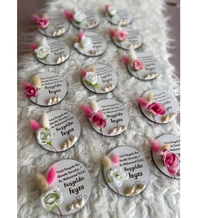 Söz-Nişan-Nikah-Kına-Bebek Hediyelik Magnet