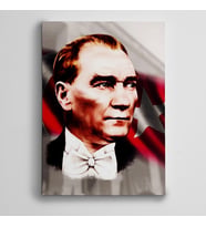 Atatürk Bayrak ve Anıtkabir Kanvas Tablo