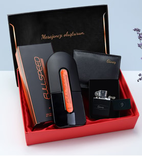 Kişiye Özel Kutusunda Siyah Erkek Cüzdan & Zippo Tarzı Çakmak & Avon Full Speed Parfüm Erkeğe Hediye Seti