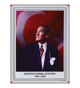 ATATÜRK PORTRESİ (Alüminyum Çerçeveli) - 35x50cm