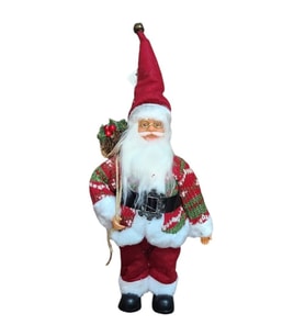 Yılbaşı Partisi Kırmızı Noel Baba 30 cm Dekor Süs 1 Adet