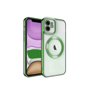 iPhone 11 Kılıf Kross Magneticsafe Kapak - Koyu Yeşil
