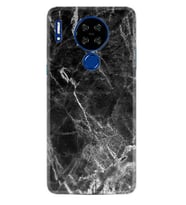 Reeder P13 Blue Max Lite Kılıf Desenli Silikon Kara Mermer