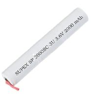 SUPEX 3.6V 2000 mAH 3LÜ Üstüste Süpürge Pili (Beyaz)