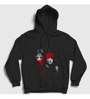 Presmono Unisex Siyah Band Twenty One Pilots Kapüşonlu Sweatshirt 119327tt