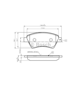 Fren Balatası On Wva 23930 Megane Iı Scenıc Iı 1.5dcı 1.9dcı 03- Eskı No: 0986tb