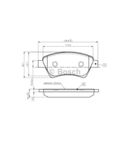 Fren Balatası On Wva 23930 Megane Iı Scenıc Iı 1.5dcı 1.9dcı 03- Eskı No: 0986tb